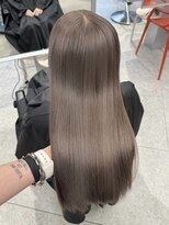 ペレ 梅田(PELE) イメチェン/ピンクベージュ/アンブレラカラー/前髪/梅田