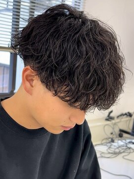 フィフス 渋谷(fifth) 渋谷波巻きツイストスパイラルシャドウルーズパーマツーブロック