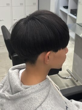 エルマーク 和歌山(L-MARK) マッシュヘア/黒髪/メンズカット/men's/フェザーパーマ