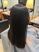 クラップス 上永谷(CLAPS)&nbsp;黒髪ストレートロングレイヤーミディアム髪質改善ストレートヘア