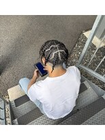 レム 長野(REM)&nbsp;地毛8本デザインコーンロウ　関口