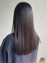ナカオコアフュール(NAKAO COIFFURE)&nbsp;アッシュブラウン 髪質改善 艶髪ロング ダメージレスカラー