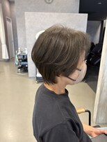 フレーム スクエア&nbsp;赤みを抑えたオリーブカラー