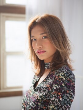 フラミューム(flammeum) 外国人風ミルクティーグラデーションカラー【平塚】