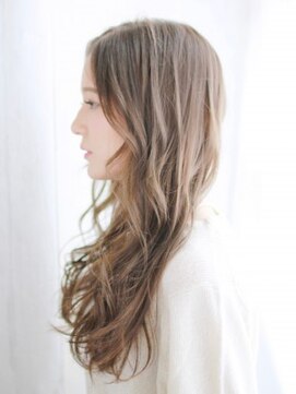 ヘアメイク ナル(hair make nalu) 透け感たっぷりミックスグレージュカール