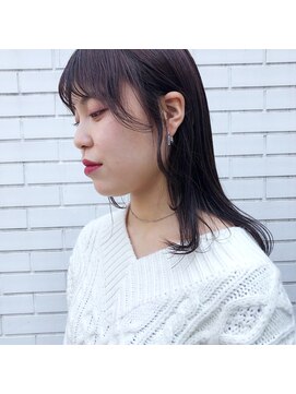 フェンヘアーアイス 中目黒(Fen.hair ici) ロングへア ピンクアッシュ