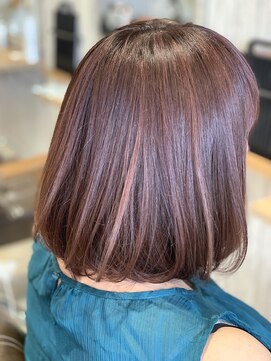 ヘアーデザイン ベルタ(Hair Design BELTA) 艶感/艶カラー/ボブ/ハイライト/暖色カラー