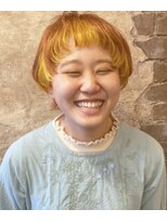 マギーヘア(magiy hair)&nbsp;マッシュポイントイエロー［magiyhair西部笑］