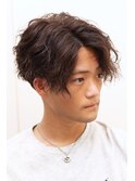 【ヨシザワ人形町】センターパートツーブロックスパイラル