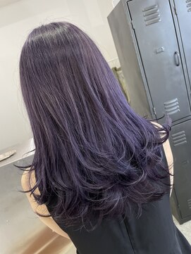 アネラ(Anela) ラベンダーアッシュ＋レイヤーカット【平本】