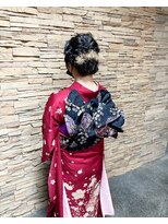 サンバイエム(#3/M) 成人式着付けヘアセット