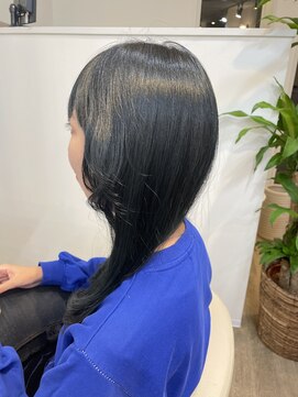 ジールヤマグチ 大蔵店 ロングウルフ「ブルーブラック」