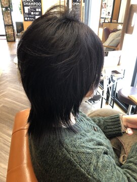 フレンズ 手稲店(friend's) アウトラインを繋げたスタイル