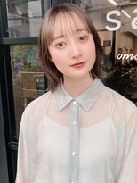 サンド 表参道(sand)&nbsp;前下がりショートボブ大人可愛い20代30代表参道