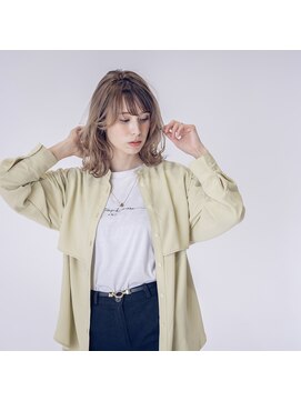 スノードロップ 高円寺店(Snowdrop) ウルフ/マチルダボブ/ピンクベージュ/インナーグレージュ/高円寺