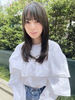セミロング・暗髪ロング・レイヤー・銀座日比谷有楽町20代30代