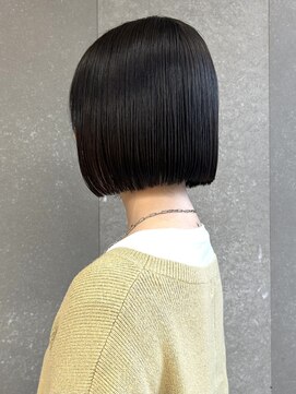 ロンド 表参道店(Lond) 切りっぱなしボブ タッセルボブ 韓国ボブ 美髪 表参道