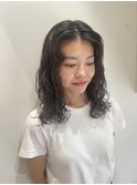 愛されふわっとウェーブパーマ♪センターパート/エアリーパーマ