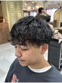 無造作パーマ
