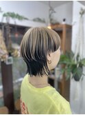 【アンブレラカラー】マッシュウルフボブ☆