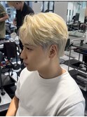 韓国ヘアカルマパーマカルマバングセンターパートウルフ