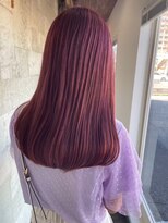 ビスクヘアデザイン(bisq hair design)&nbsp;ピンクブラウン　艶髪　髪質改善　韓国風　顔まわり　顔周り