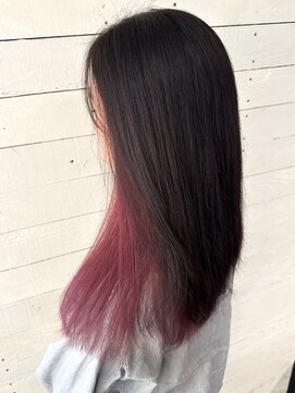 ルノン(LUNON) インナーカラー/ピンク/ブリーチカラー