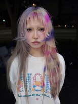 クペウ ローウェン(cope'u ROWEN)&nbsp;渋谷/ウルフカット  デザインカラー ルーツカラー エンドカラー