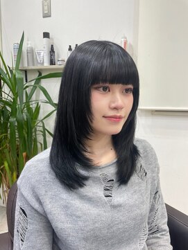 アイズ 横浜(IS) 横浜/ミディアムヘア/ミディアムレイヤー/レイヤーカット