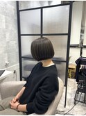 白髪ぼかし/白髪改善カラー/ショート/透明感カラー/脱白髪染め