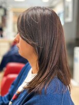 ヘアークリアー 春日部&nbsp;ミセス 顔周りレイヤー ナチュラルセミロング 艶感◎