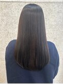 ダークカラー　髪質改善トリートメント　ストレート　美髪　艶髪