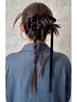スタイル 横浜(STYLE)&nbsp;結婚式お呼ばれ編みおろし／ヘアセット/カチモリ/アレンジ