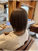 20代30代40代小顔切りっぱなしボブ