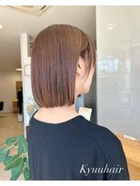 キュウヘアー(KYUU HAIR)&nbsp;40代50代の方にオススメ！まとまりキレイなボブスタイル