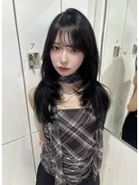 ユーフォリア 渋谷グランデ(Euphoria SHIBUYA GRANDE)&nbsp;韓国ヘア　レイヤーカット　髪質改善　暗髪　SAYAKA