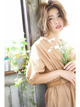 ペタルバイリリア(petal by Lilia) #ナチュラルボブ#外ハネスタイリング