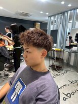 メンズサロン キング 枚方店(Men’s salon K!ng)&nbsp;波巻きツイストスパイラルパーマ/フェザーパーマ/眉毛/メンズ