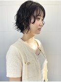ショートボブパーマ/ニュアンスパーマ/パーマヘア