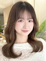 ミンクス 原宿店(MINX)&nbsp;顔周りカット レイヤーカット シースルーバング 艶髪