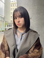 ロンド 銀座(Lond)&nbsp;【Noa】ヘイリーボブ前髪レイヤーカット小顔/髪質改善/縮毛矯正
