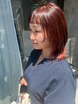 テトロ(TETORO) 【外ハネミディ】ウルフショート/ハネ