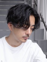 レタッチバイフィフス 大阪梅田(RETOUCH by fifth)&nbsp;大阪梅田シャドウパーマ波巻きスパイラルパーマセンターパート