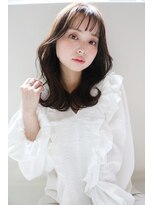 ルーチェココ(Lu'ce coco)&nbsp;大人かわいいセミロング[切りっぱなしボブエアリーロング美髪]