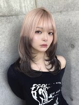 ロンド レア 天神大名店(Lond Le’a)&nbsp;黒髪カタログ/オリーブグレー/ココアベージュ/小顔に見せるヘア