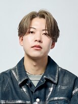 ルースト 南堀江店(ROOST) MEN’S/リバースセンターパート/ニュアンスパーマ/南堀江