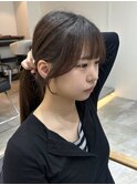 韓国顔周りカット くびれレイヤー【八王子】