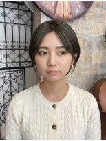 インデペンデンス(independence)&nbsp;【四条烏丸】レイヤーボブ×オリーブベージュ