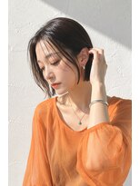 アッシュ 学芸大学店(Ash)&nbsp;ボブ/白髪ぼかし/大人女性/ナチュラルグレー/脱白髪染め