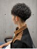 ☆ メンズカット+スパイラルパーマ+炭酸ケアシャンプー¥12500#波巻きパーマ